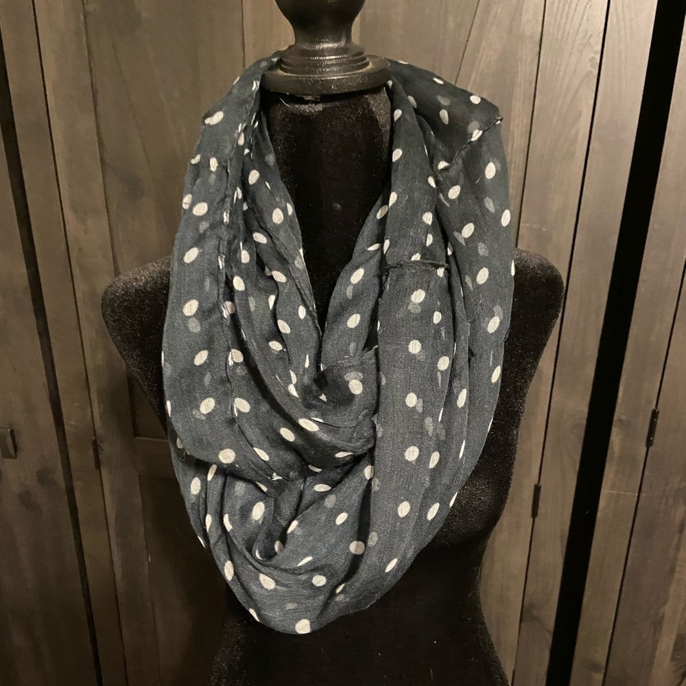Black Polka-dot scarf